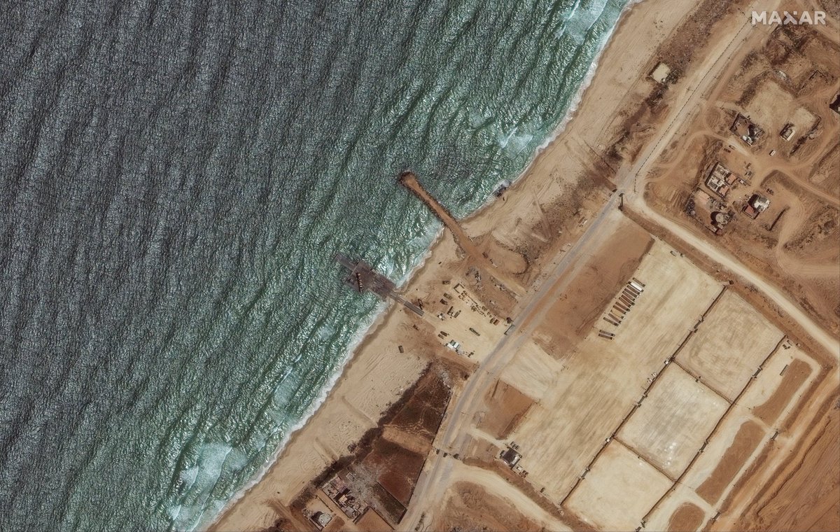 The US-built pier in Gaza has collapsed into the sea. It cost $320 million.