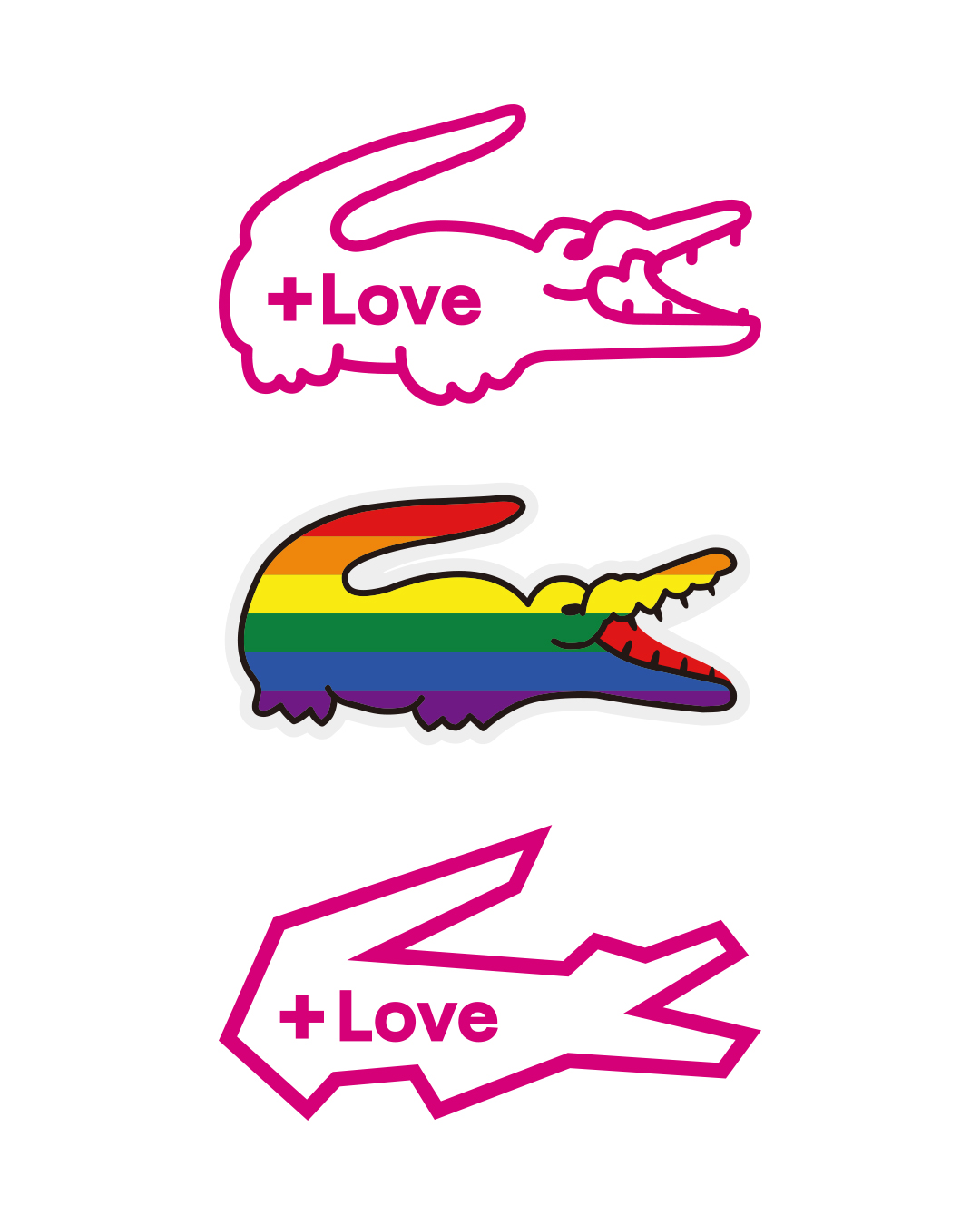 LACOSTE ワニ 刺繍パッチ ナイロン クロスボディー ユニセックス LACOSTE ワニ 刺繍パッチ ナイロン クロスボディー ユニセックス