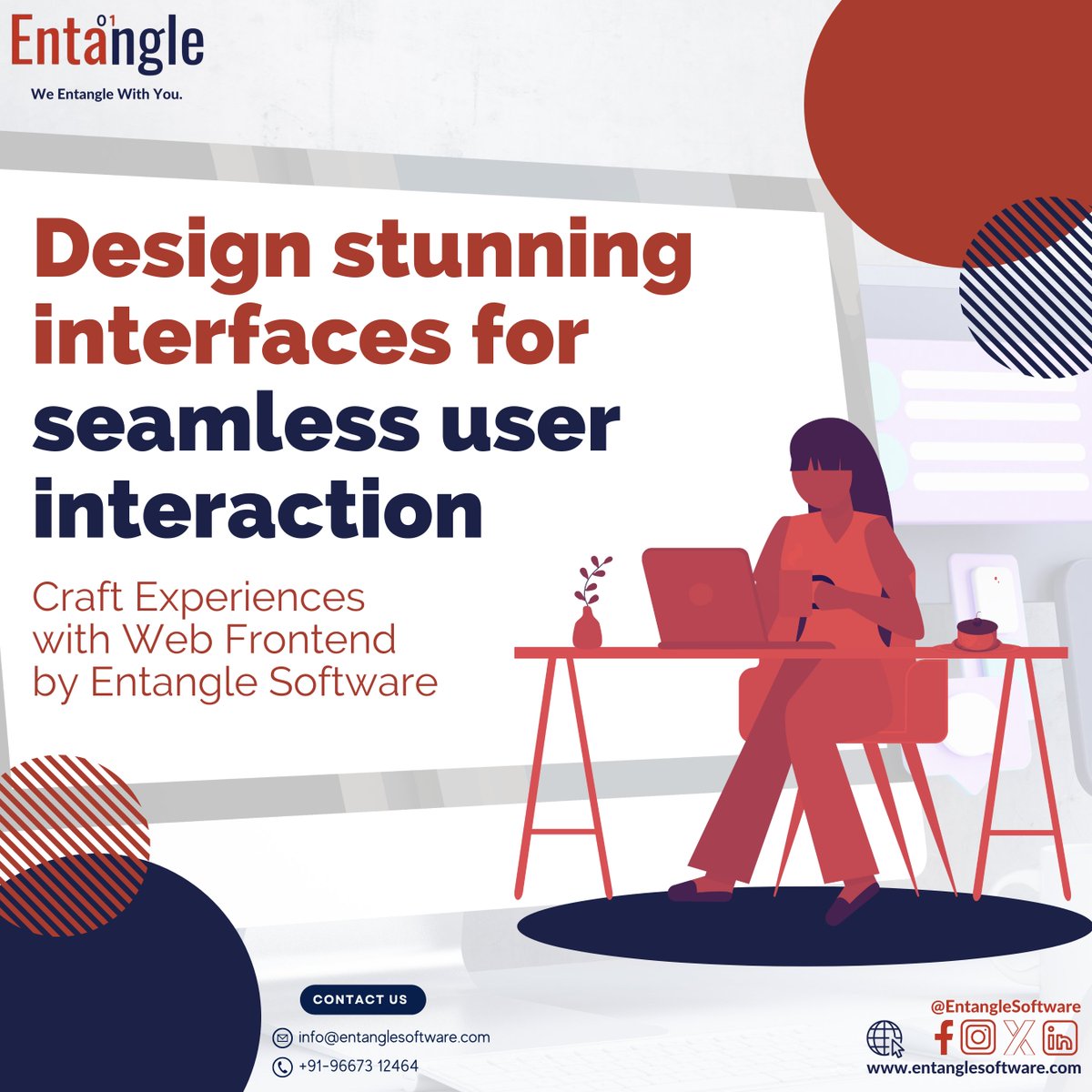 espl_software's tweet image. Elevate user experiences with Web Frontend by Entangle Software! From eye-catching designs to responsive layouts, empower your websites with intuitive interfaces that captivate and engage.

Explore why Web Frontend is essential for digital success!

#WebFrontendAdvantage