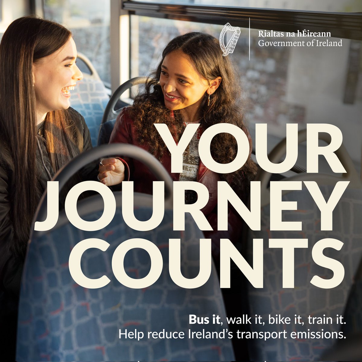 Every time you walk, cycle, or take public transport, you’re helping reduce transport emissions. Wherever you’re going, your journey counts. gov.ie/YourJourneyCou… #YourJourneyCounts @EamonRyan @jackfchambers @TFIupdates