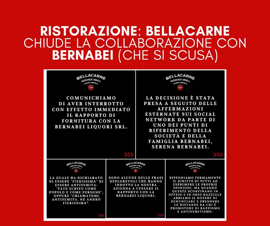 filogicoX's tweet image. Caso nel mondo della #Ristorazione: #Bellacarne chiude la collaborazione con #Bernabei. Oggetto del contendere? Alcune frasi su #Facebook, viste dagli #Ouazana come affermazioni di #antisemitismo

Per dettagli: bufale.net/ristorazione-b…