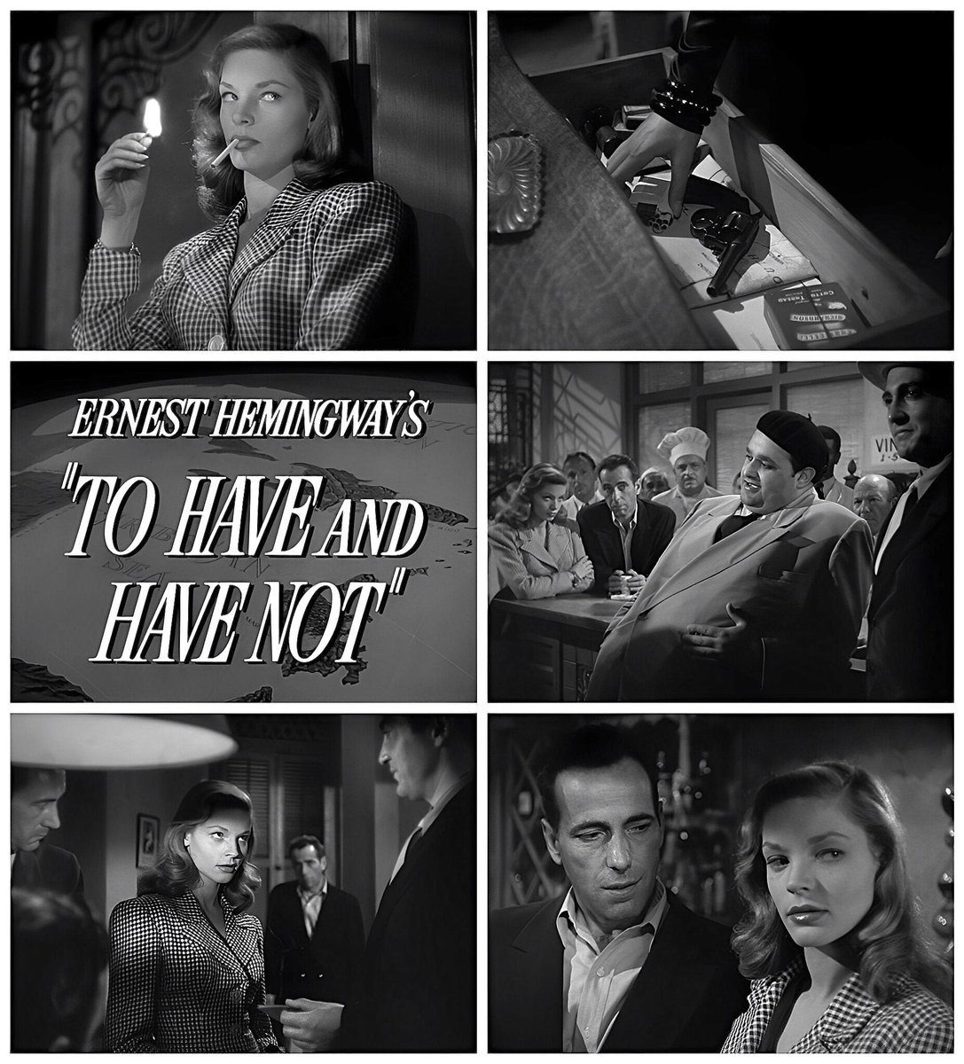 “TO HAVE AND HAVE NOT” (1944) dir. Howard Hawks

Humphrey Bogart, Lauren Bacall, Walter Brennan, Dolores Moran, Hoagy Carmichael, Sheldon Leonard, Dan Seymour, Marcel Dalio

🎬 #WarnerBros