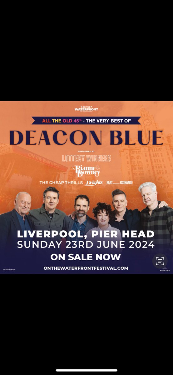 Whos coming to see us at our next gig. 

Playing with Deacon Blue on the waterfront 🤞🏼😎