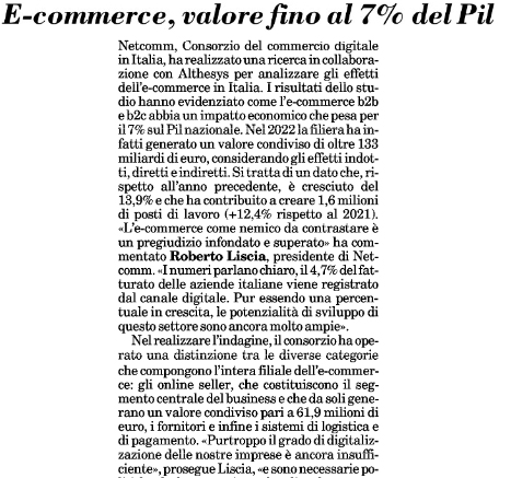 📈 Crescente rilevanza 🗞️ '#Ecommerce valore fino al 7% del Pil' via @ItaliaOggi #onlineshopping @ConsNetcomm @althesys @Robliscia @marcoagosti @visitorcity @PALOMBAGI @GabrielePersi @Fra7russo