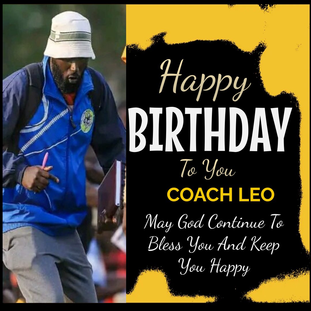 Happy Birthday Coach...