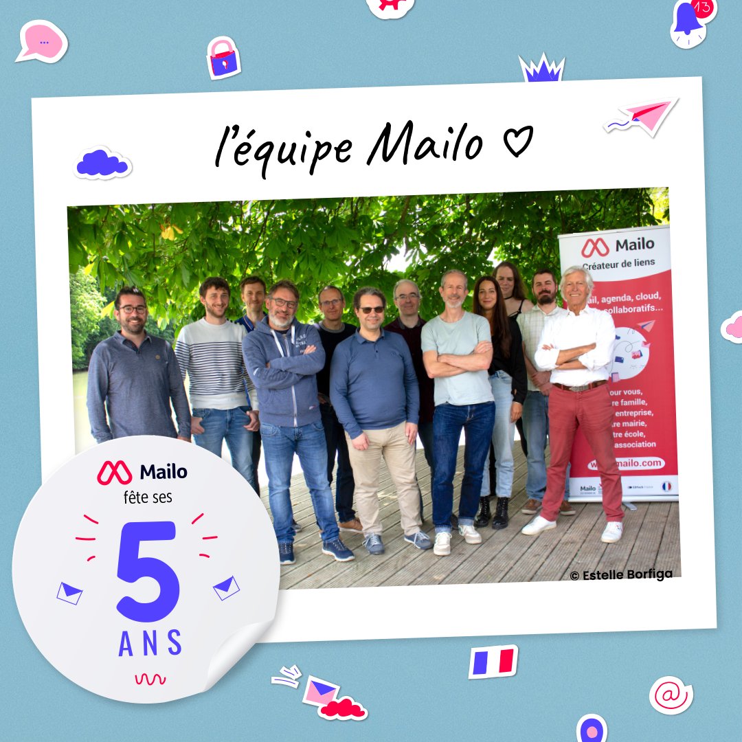 HelloMailo's tweet image. A l'occasion des 5 ans de la marque, toute l'équipe Mailo s'est retrouvée pour travailler sur les projets à venir...mobilisée plus que jamais pour vous offrir le meilleur !
#anniversaire #5ans #mailo