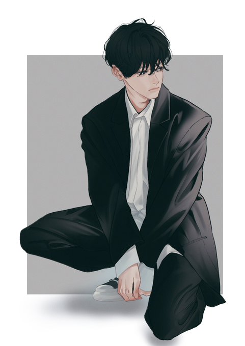 「1boy looking to the side」 illustration images(Latest)