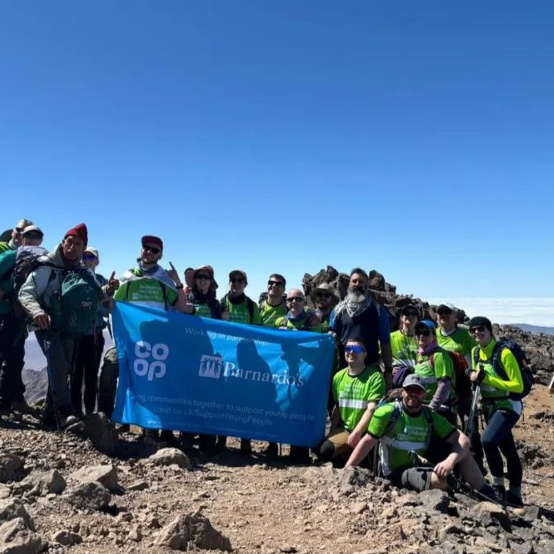 A massive congratulations to all our @coopuk team members for completing their trek up Mount Toubkal in Morocco. You all helped to raise an incredible £37,840!🎉 Find out more about our partnership here: bit.ly/4bAzkyu #Coopuk #MountToubkal