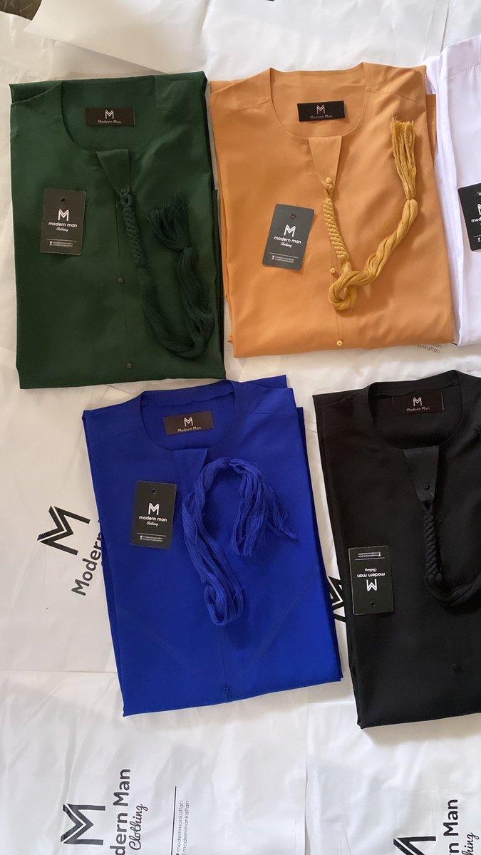 Modern Man Emirati thobes.