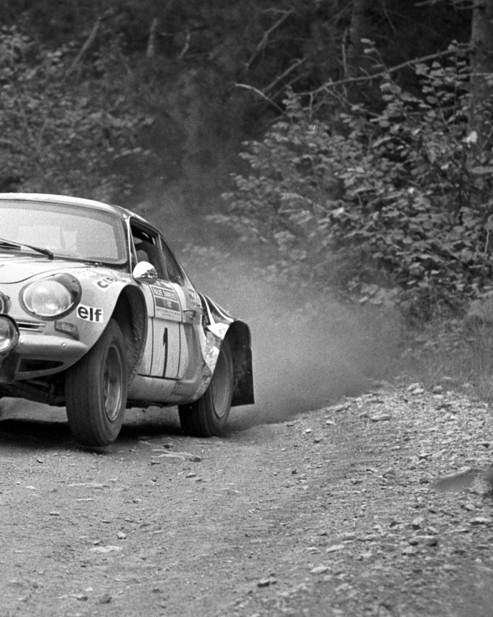 #ThrowbackThursday - SanRemo 1973, Season 1 of the FIA World Rally Championship. Jean-Luc Thérier & Jacques Jaubert, taking the win on board of their Alpine A110.

Celebrating 120 Years (1904-2024) #FIA120