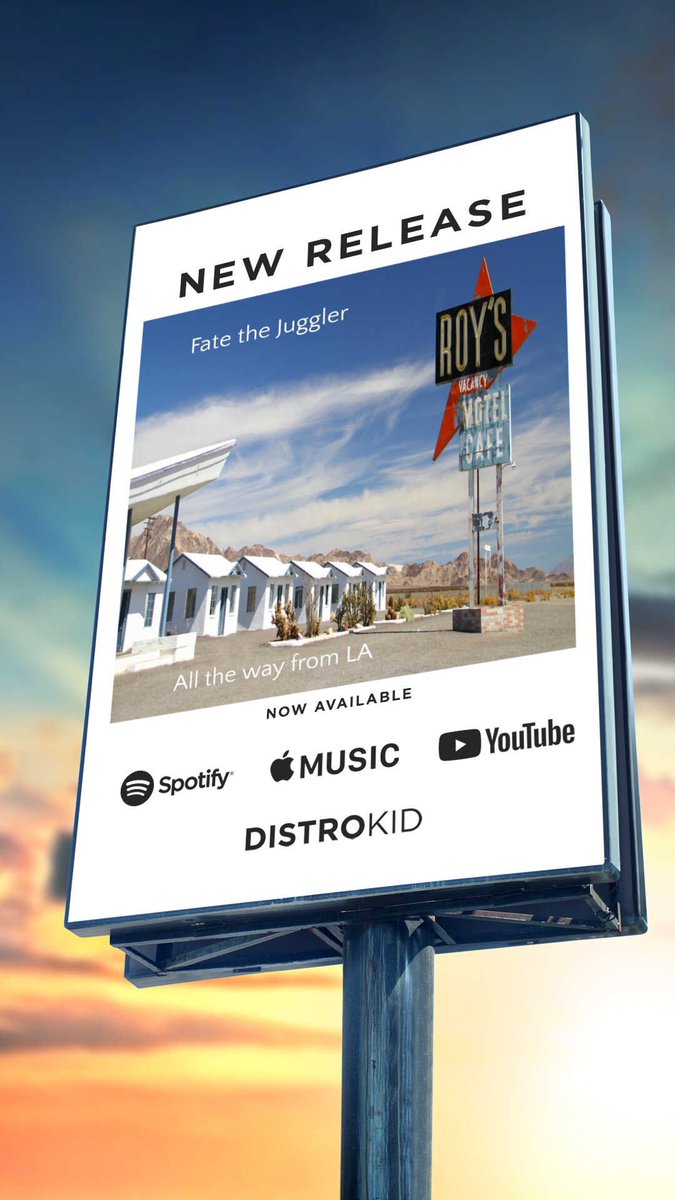 The single for May is out today. This song came from a jam the band had in the studio. It’s called “All the way from LA”. When looking for inspiration for lyrics I went into great detail looking at LA and what I found was a massive contrast between the different sides of LA.