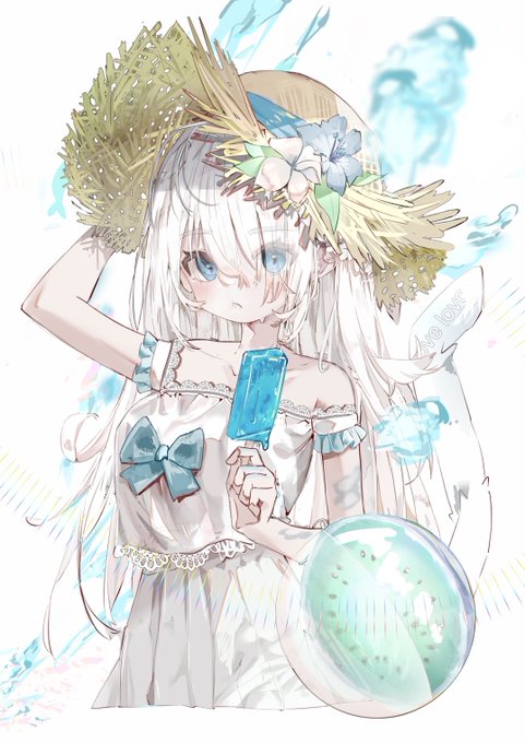 「flower white dress」 illustration images(Latest)｜3pages