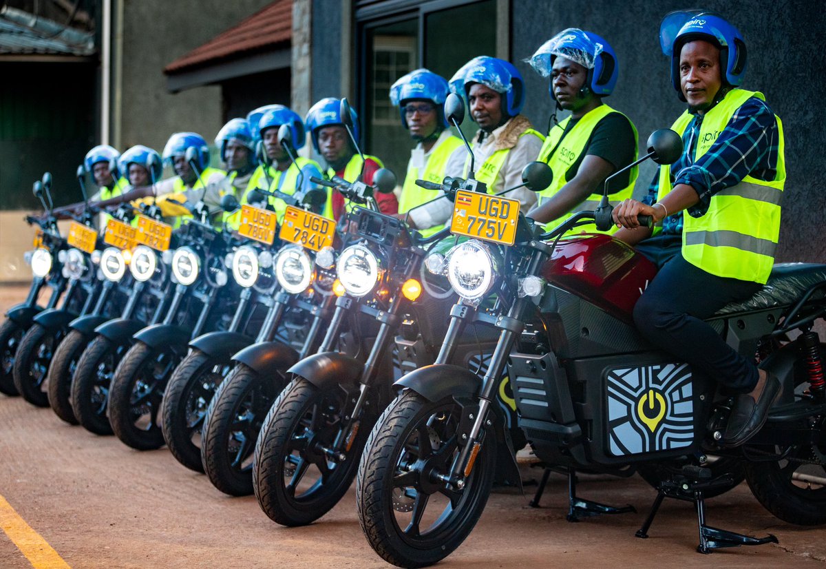 The True Electric Experience is here! 
Proud moment for Uganda as Spiro delivers its 1st orders of e-bikes! 🚀 Joining the 14,000+ Spiro family across Africa, we’re leading the electric mobility charge. 🌍⚡ 
Call: 0800334411, email: reach.uganda@spironet.com #ElectricRevolution