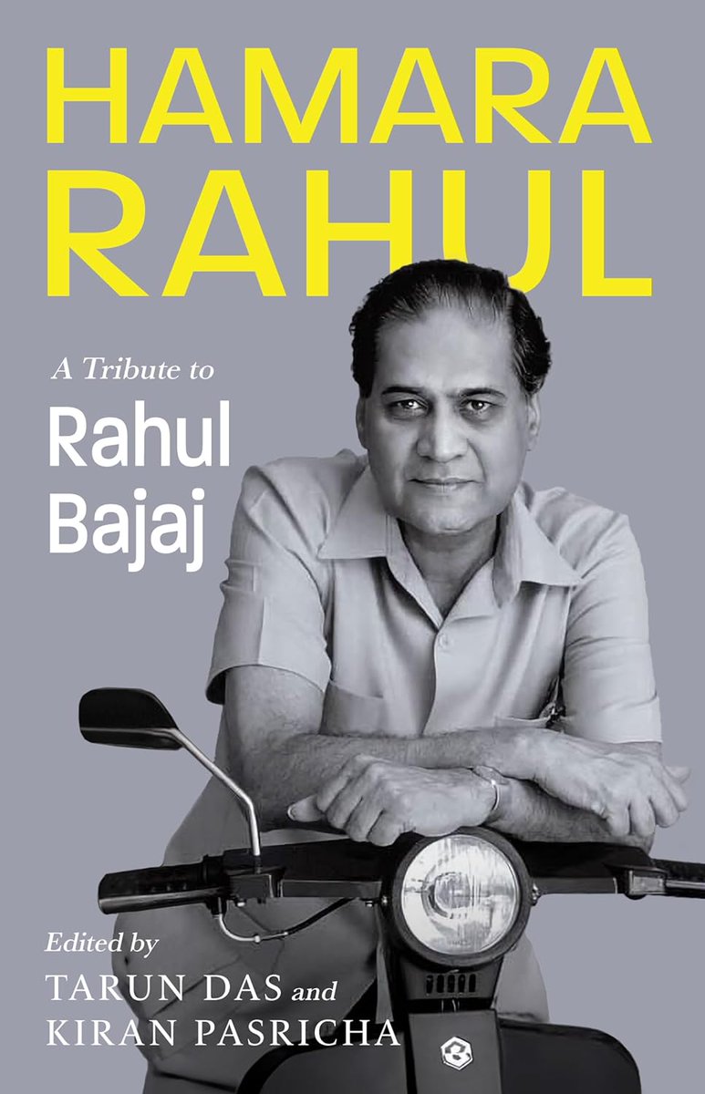 anujpoddar's tweet photo. Some people lead lives that have an outsized impact. Rahul Bajaj was one of them. It was a privilege to have known him and to have contributed to this book. A must read for anyone who wants to gain an insight into his inspiring life.
#RahulBajaj
@tarundas1939 
@KiranPasricha1 https://t.co/qYNABtH2RA