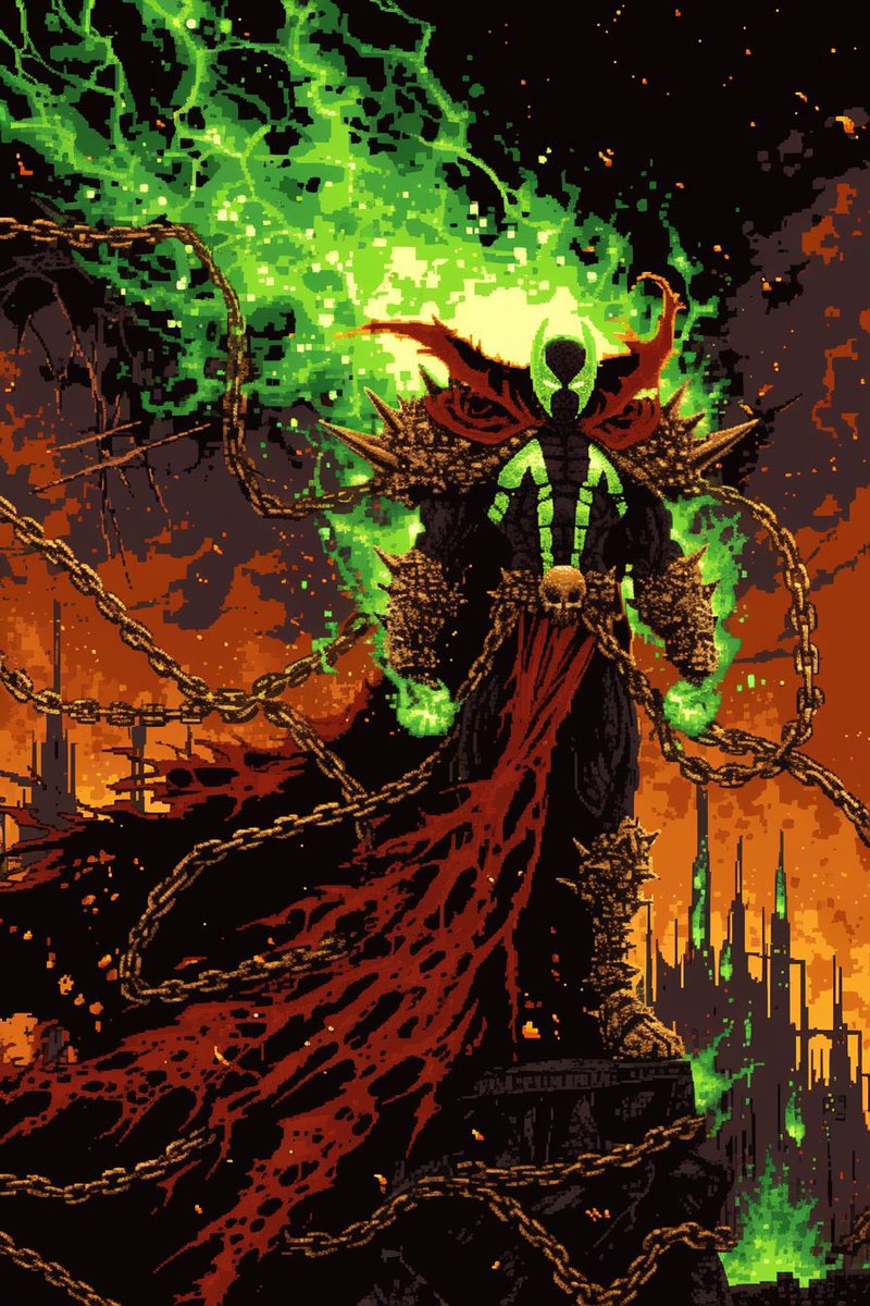 Spawn 🟢
#Spawn #HellSpawn #AlSimmons #8BitArt #ImageComics #ToddMcFarlane #Necroplasm