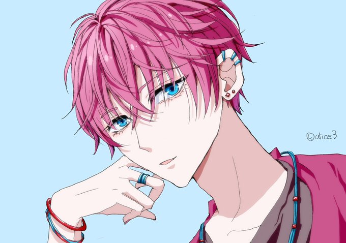 「blue eyes pink hair」 illustration images(Latest)｜3pages