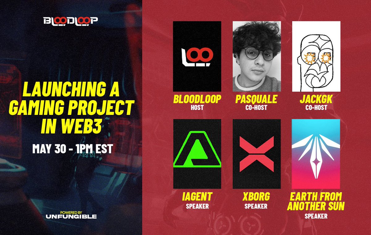 Launching a gaming project in Web3. Why?
Why should a gaming studio approach the market, what's the upsides and the downsides?

Join us today to discuss this topic!

📅May 30, 1 PM EST
🔔Set your reminders below!