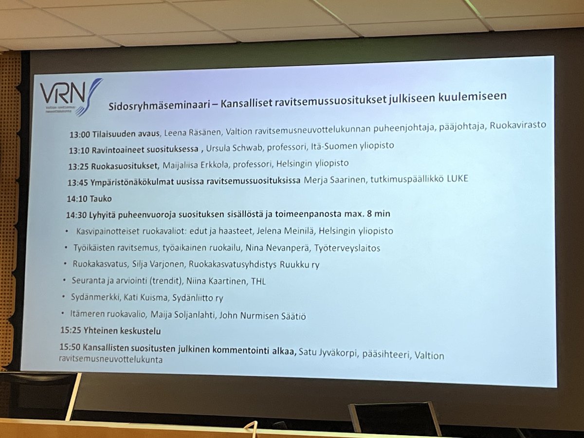 Jännittävää - kohta alkaa…
#ravitsemus #ravitsemussuositukset