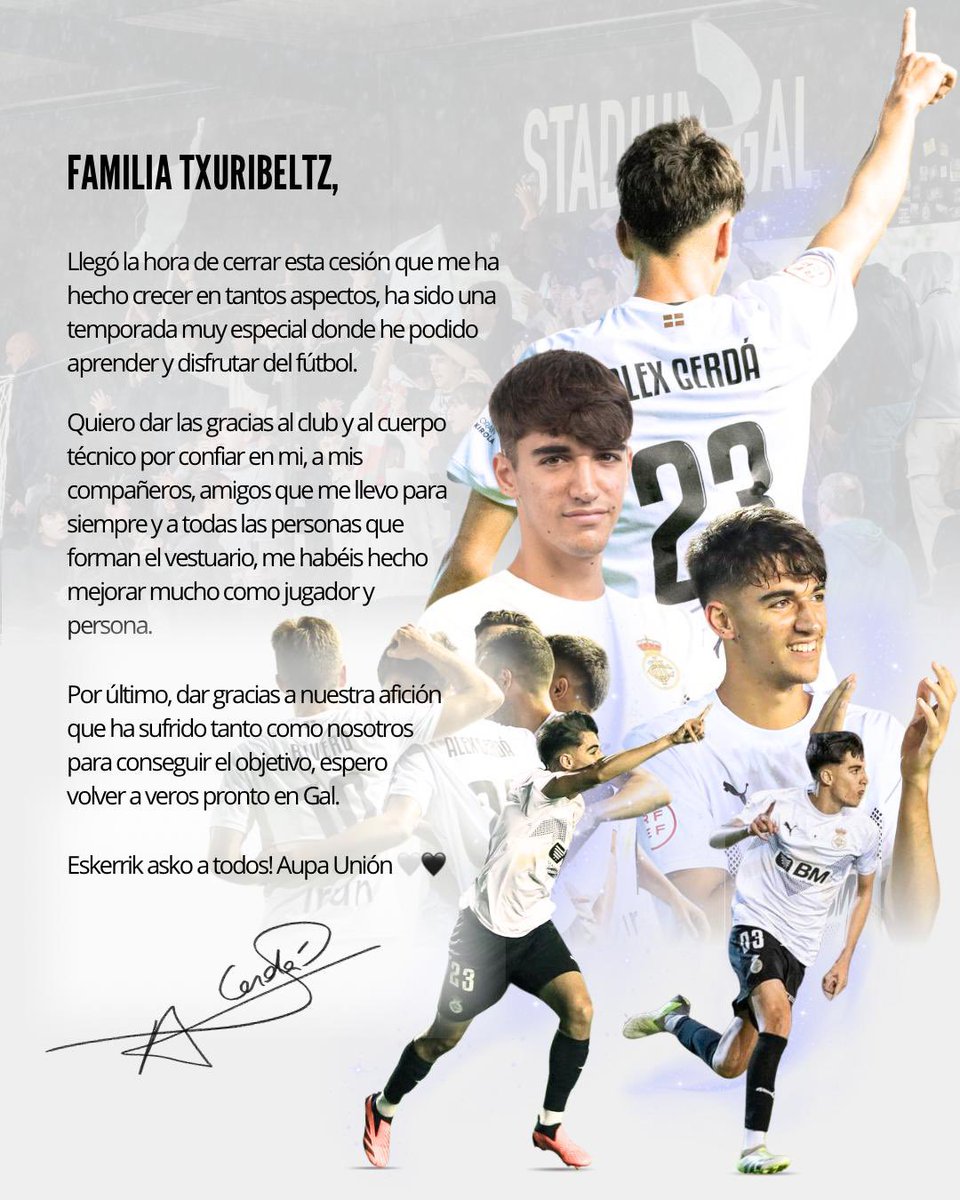 alexcerda_10's tweet photo. Beti zurekin! @REALUNIONCIRUN ⚪️⚫️ https://t.co/DpEpmfa7f9
