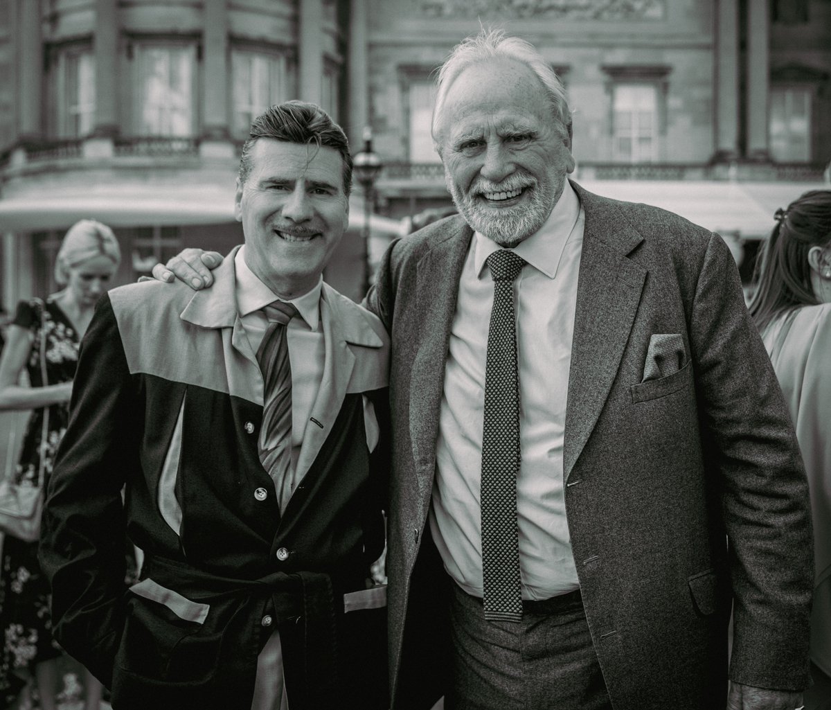 The Jive Aces (@jiveaces) on Twitter photo Ian with the legendary actor <a href="/MrJamesCosmo/">James Cosmo MBE</a> (Braveheart) at <a href="/TheNotForgotten/">The Not Forgotten</a> tea party at Buckingham Palace recently.
Don't forget, proceeds from Summertime Swing 2024 will be supporting this great charity so get tickets for Sat 3 Aug at jiveaces.com/summertimeswing Ian with the legendary actor <a href="/MrJamesCosmo/">James Cosmo MBE</a> (Braveheart) at <a href="/TheNotForgotten/">The Not Forgotten</a> tea party at Buckingham Palace recently.
Don't forget, proceeds from Summertime Swing 2024 will be supporting this great charity so get tickets for Sat 3 Aug at jiveaces.com/summertimeswing