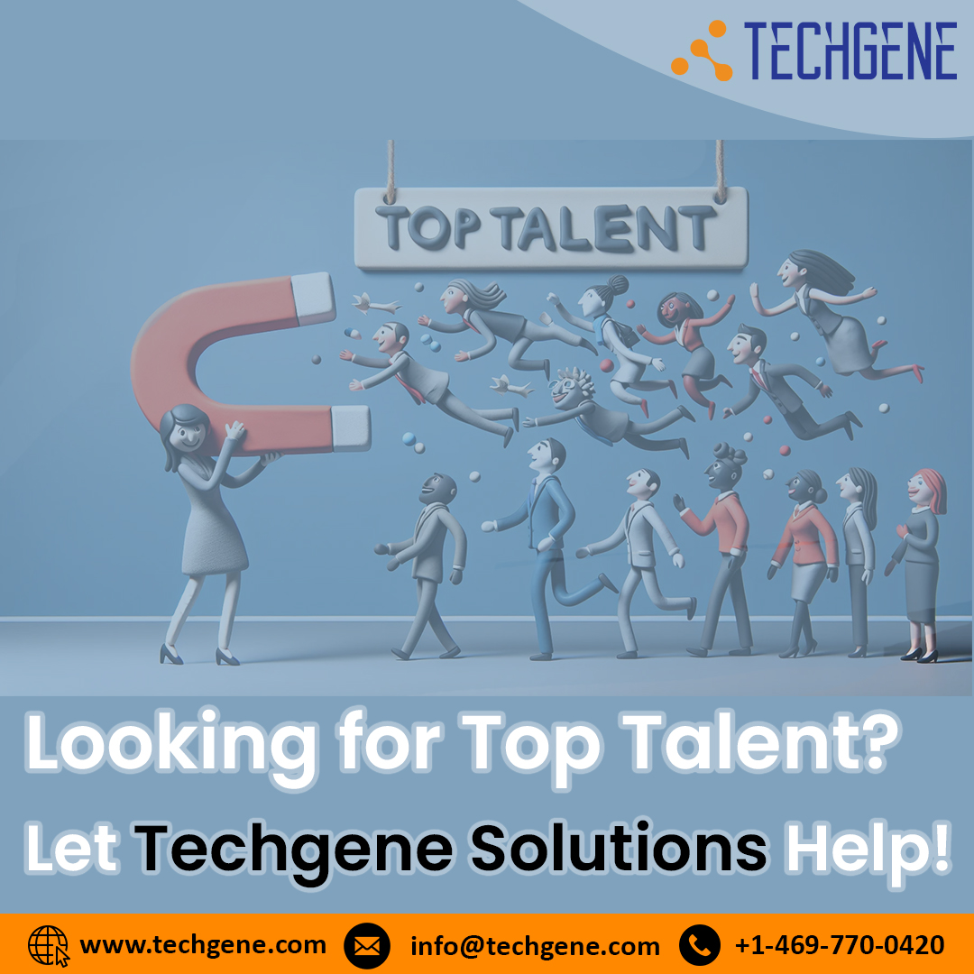 At Techgene Solutions, we specialize in providing exceptional staffing solutions tailored to your business needs. Based in the USA, we connect you with the best talent to drive your company’s success. Link: techgene.com #TechgeneSolutions #StaffingExperts #TopTalent