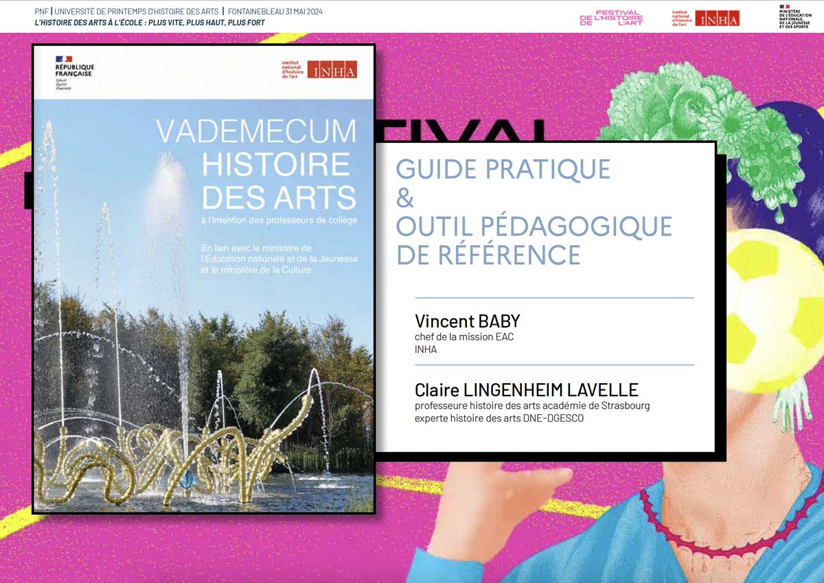 Enseigner l'histoire des arts avec le numérique tweet media