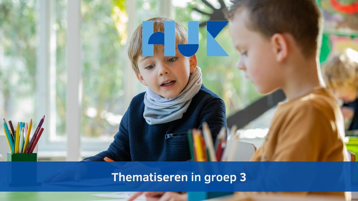 Onderwijs in groep 3 is betekenisvol als lezen, schrijven, tekstbegrip, rekenen en spel vanuit betekenisvolle thema’s worden vormgegeven.

Zo pakt Basisschool De Diamant in Zevenhoven thematiseren aan in groep 3. 👇

🌐 hjk-online.nl/spelen/themati…