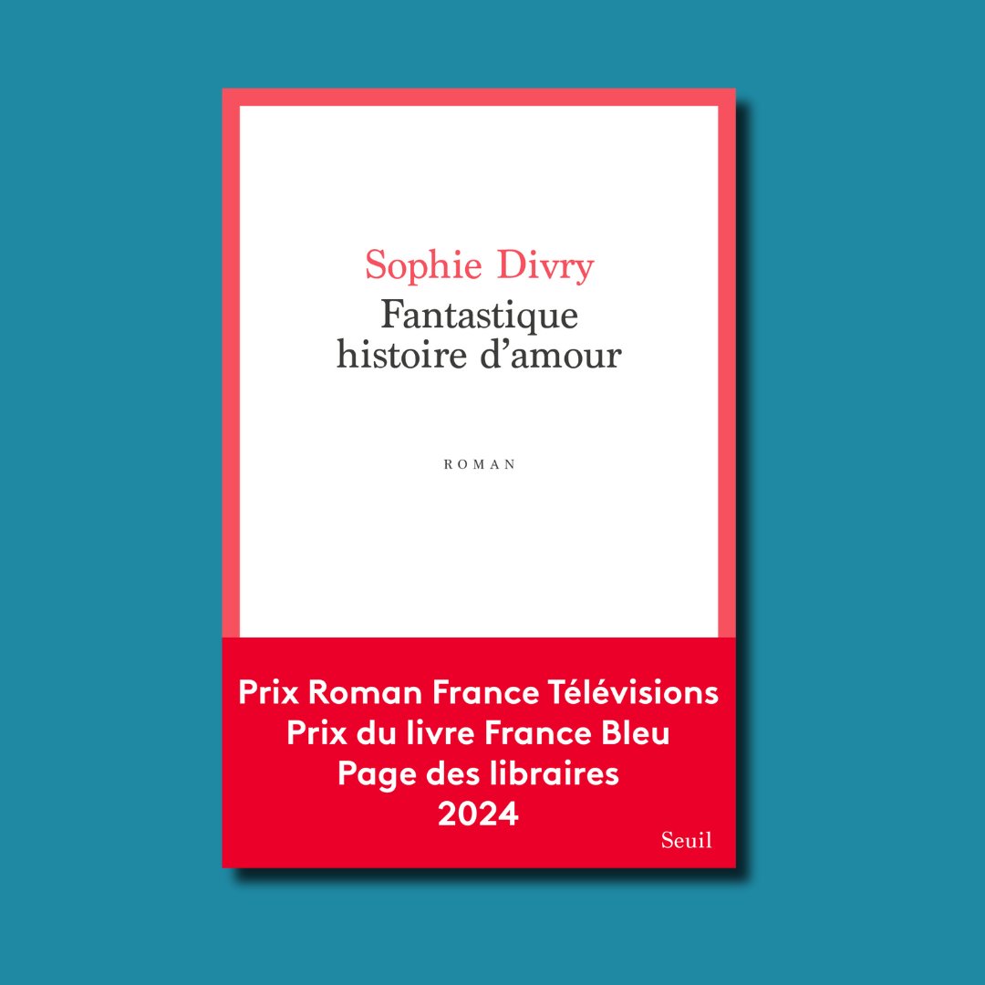 Félicitations à Sophie Divry qui remporte le Prix Roman France Télévisions 2024 pour “Fantastique histoire d’amour”🎉 Merci à toutes et tous d’avoir soutenu ce livre ! 👉Pour lire les premières pages : calameo.com/read/005979625… @Francetele