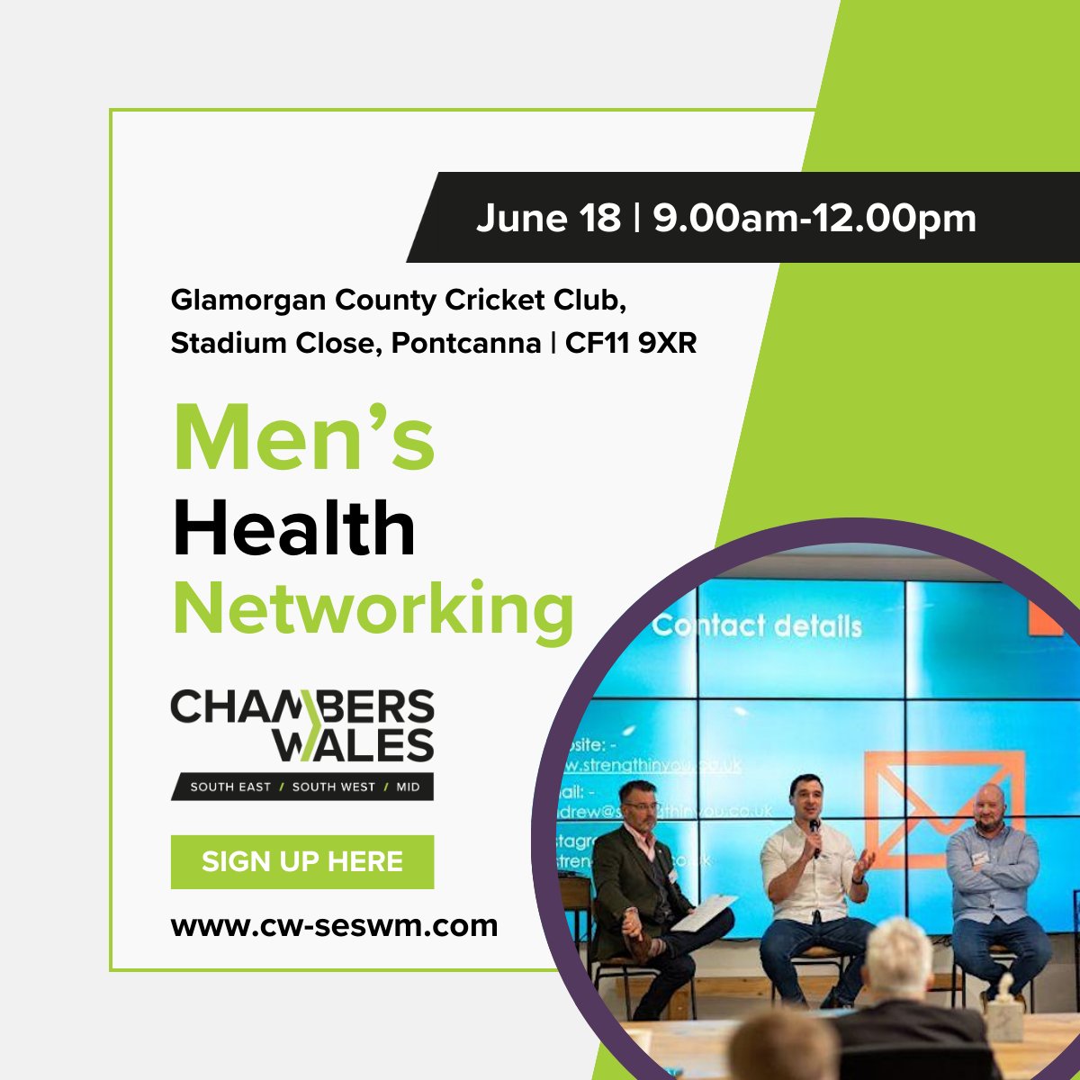 We're excited for our next Men's Health networking event - are you? Connect with like-minded individuals and listen to the renowned Dr Matt Morgan at @glamcricket on 18 June: eventbrite.co.uk/e/mens-health-…