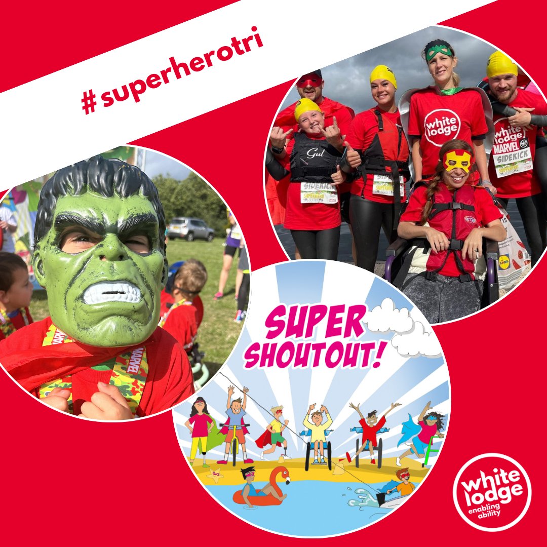 🦸‍♀️🦸‍♂️ We need Superheroes! 🦹‍♀️🦹‍♂️ Do you have, or know someone who has, a disability, whether hidden or visible?  It's time to shine! Become a White Lodge team Superhero for the @SuperheroTri sponsored by Marvel on August 17. KAPOW! #SuperheroTri #DisabilityInclusion #neurodiversity