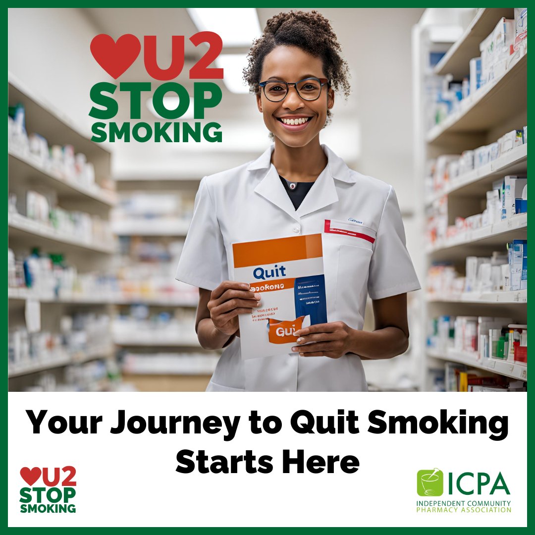 Don’t face the challenge of quitting smoking alone. Your community pharmacist is here to support you every step of the way. 👫💪 #Support #QuitSmoking