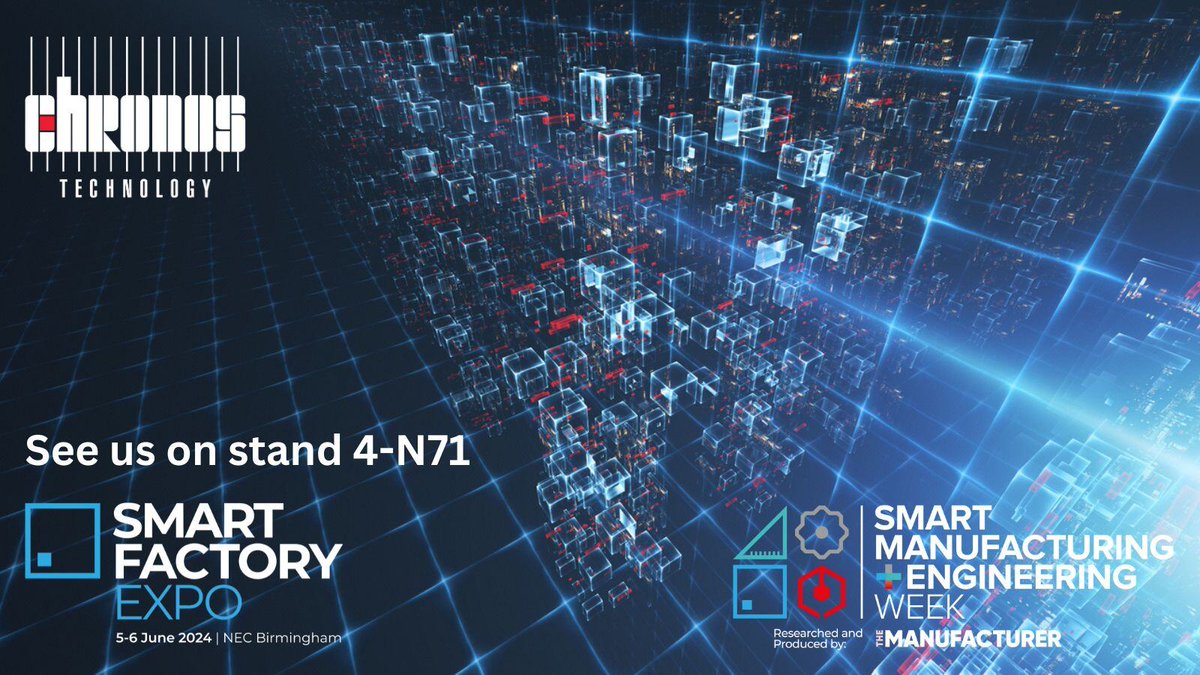 SteveChronos's tweet photo. Meet us on 4-N71 at Smart Factory Expo at the NEC Birmingham 5-6 June 2024 to learn how to transition to smart building status with Asset Tracking solutions for manufacturing facilities and warehouses.
https://t.co/xxVvFIbEBm

#SmartWarehouse #SmartFactory #DigitalTransformation https://t.co/lXKuUC6Bno
