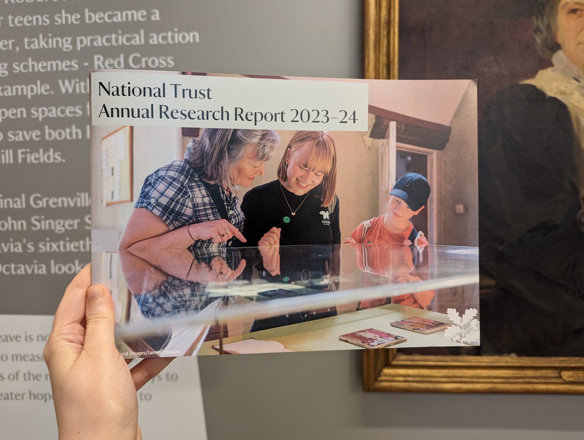 We're delighted to share the newest edition of our Annual Research Report (2023-24), showing how our research supports decision making, finds solutions for urgent environmental challenges, & provides new knowledge for interpretation. Download & read here: nt.iro.bl.uk/concern/report…