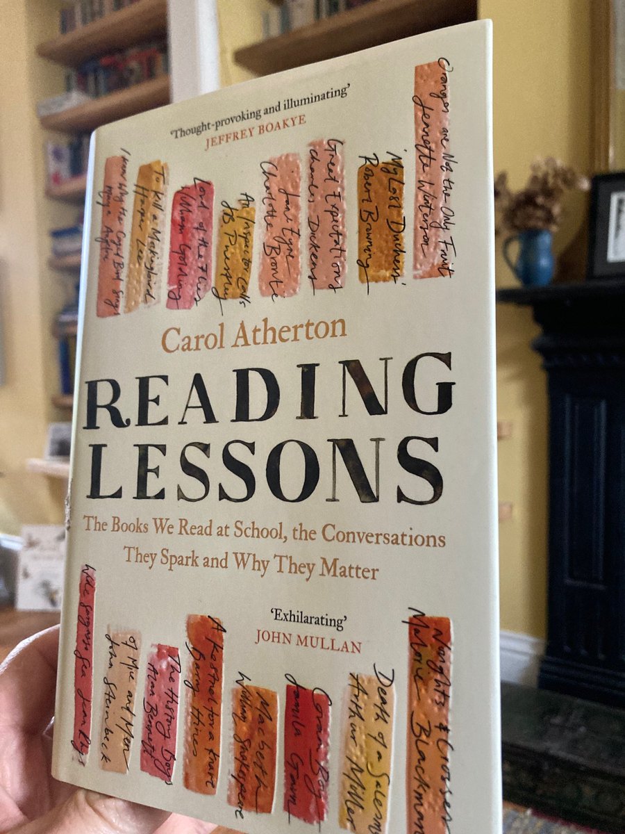 A warm, big-hearted love letter to English teaching. If the book's anything to go by, then attendees at next week's @EngMediaCentre Reading + Writing for Pleasure conference are in for a treat when @CarolAtherton8 gives the keynote. 5 places left! englishandmedia.co.uk/courses/7a5a54…