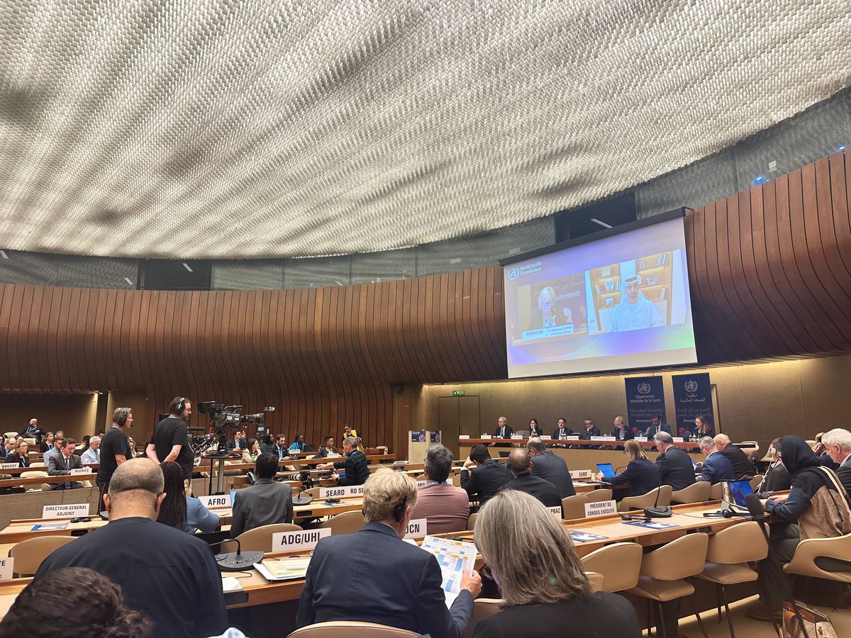 Transform Health (@trans4m_health) on Twitter photo (1/2) 📣<a href="/mathildeforslun/">Mathilde Forslund</a>, @trans4m_health's ED, participated in the Strategic Roundtable on #AI at #WHA77
She posed a key question, asking the panel what their recommendations would be for <a href="/WHO/">World Health Organization (WHO)</a> Member States to develop a global #HDG regulatory framework through a #WHA resolution (1/2) 📣<a href="/mathildeforslun/">Mathilde Forslund</a>, @trans4m_health's ED, participated in the Strategic Roundtable on #AI at #WHA77
She posed a key question, asking the panel what their recommendations would be for <a href="/WHO/">World Health Organization (WHO)</a> Member States to develop a global #HDG regulatory framework through a #WHA resolution