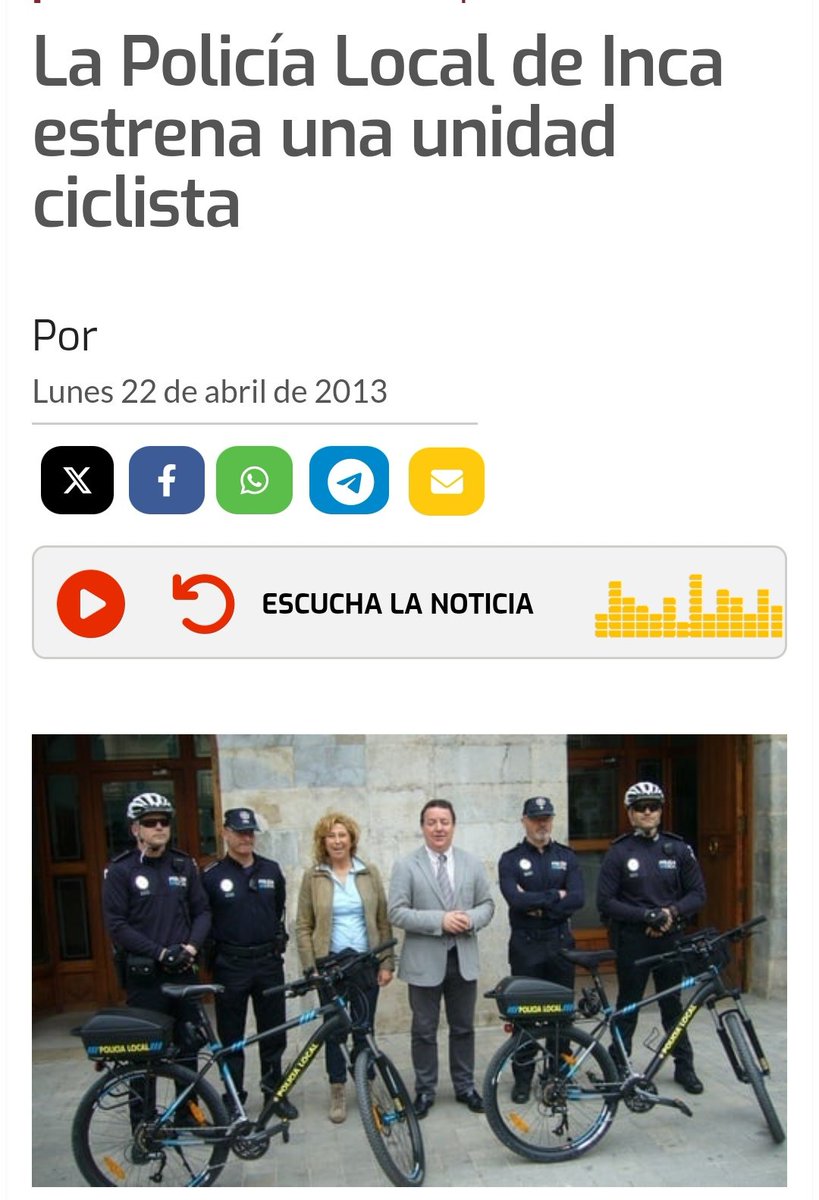 Siempre es una buena noticia que el ayuntamiento de Inca implemente nuevos servicios a los ciudadanos, aunque sean los que ya estrenó el PP en 2013.