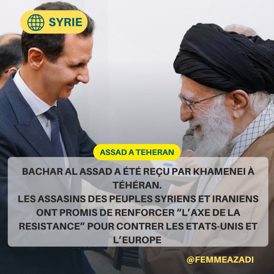 Plus nous nous montrons faibles et plus nous leur permettons d’être forts … à bon entendeur ! #irgcterrorists #alassadcrimes