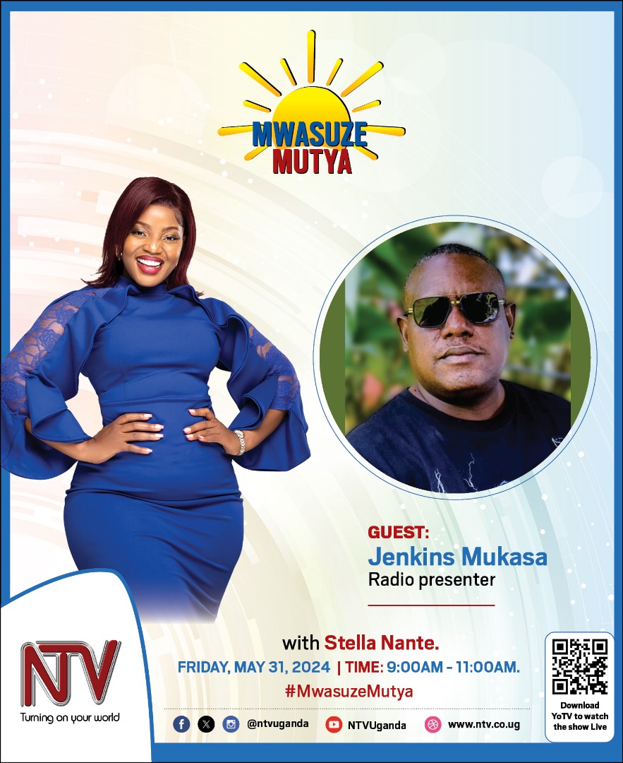 Get ready for an exciting episode of #MwasuzeMutya. Join us as we welcome the incredible @JenkinsMukasa, a renowned radio presenter. You won’t want to miss it