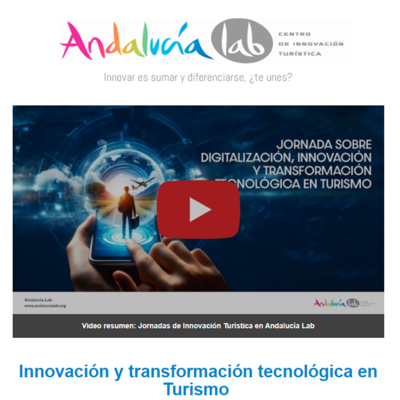 nexusandalucia's tweet photo. 📫 Ya está aquí nuestra Newsletter de Mayo 🙌🏻

🔝 Termina el mes de mayo, marcando el inicio de la temporada alta. Los eventos regresan con fuerza y la innovación en tecnología están marcando las acciones y toma de decisiones del sector turístico 🌐

#NewsAndalucíaLab