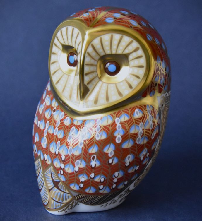 Royal Crown Derby Barn Owl #RoyalCrownDerby #owl #StratforduponAvon bwthornton.co.uk/royal-crown-de…