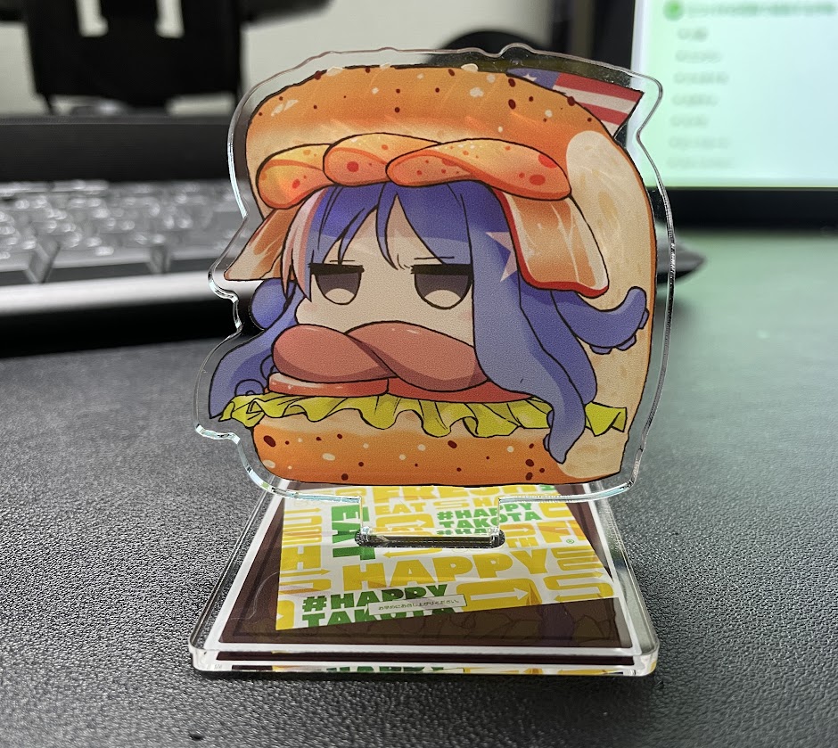 サウスダコタ(艦これ) 「【新規グッズ】サウスたこたサンドのアクスタ【仕様・価格】[約75×75mm/価格」|辻一穂@隼鷹オンリーお疲れ様でしたのイラスト