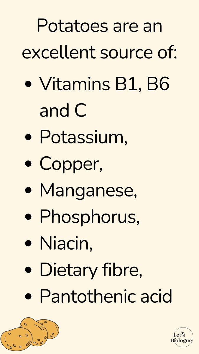 LetsBiologue's tweet photo. Potatoes for you potatoes for me 🥔 https://t.co/cHjtVvXnnf