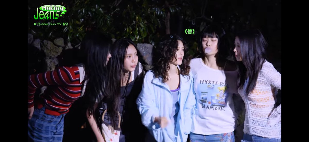thisisawet9tree's tweet photo. [Making Jeans] NewJeans (뉴진스) 'Bubble Gum' MV Behind https://t.co/gQcwZHKQcV via @YouTube 

#NEWJEANS @NewJeans_ADOR #NewJeans_HowSweet #NewJeans_BubbleGum https://t.co/CHus9tPyT3