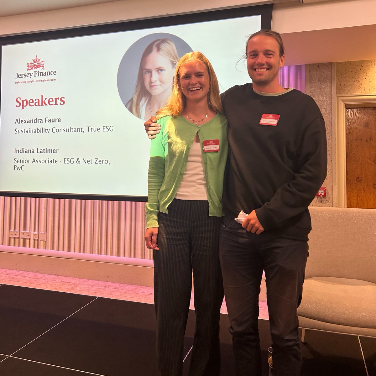 We had an amazing Future Connect event on sustainable finance! 🌍💼 Thanks to Indiana Latimer (PwC) & Alex Faure (True Ltd.) for their insights. 

Read the full write up on the event on our website: jsy.fi/3yGbXoH

#FutureConnect #SustainableFinance #ESG