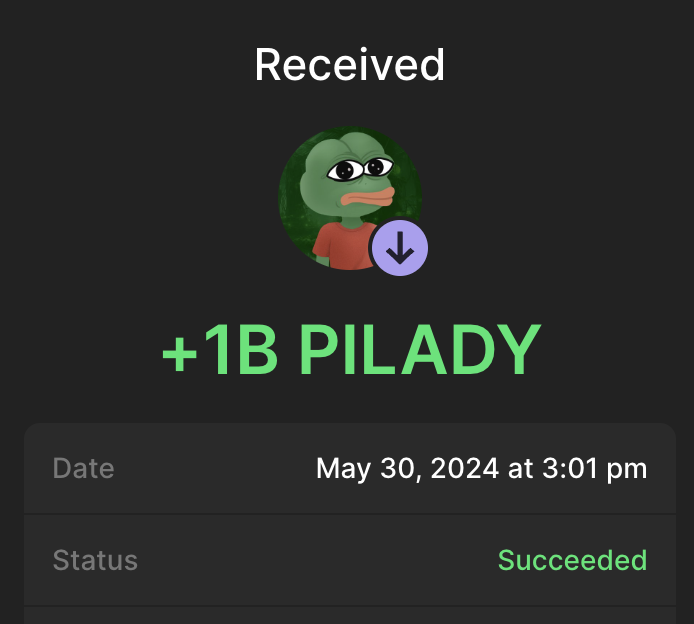 Juelzdx's tweet image. Finally Pilady in coming on Solana

Ticker- $PILADY

1,000,000,000.00 $PILADY will be AIRDROPPED equally among first 1500 wallets below, just interact and drop your SOL addresses. 

Must be following with 🔔

#Solana #Airdrop
