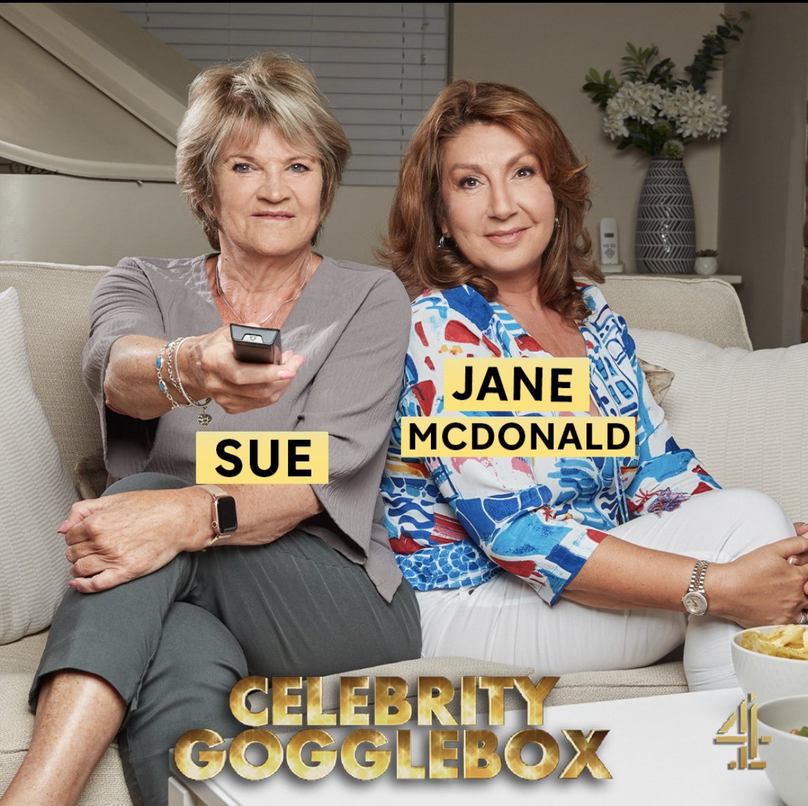 Sue and I are back on Celebrity Gogglebox! Turn the TV on and get the snacks ready!! The new series starts on Friday 7th June at 10.10pm on @Channel4