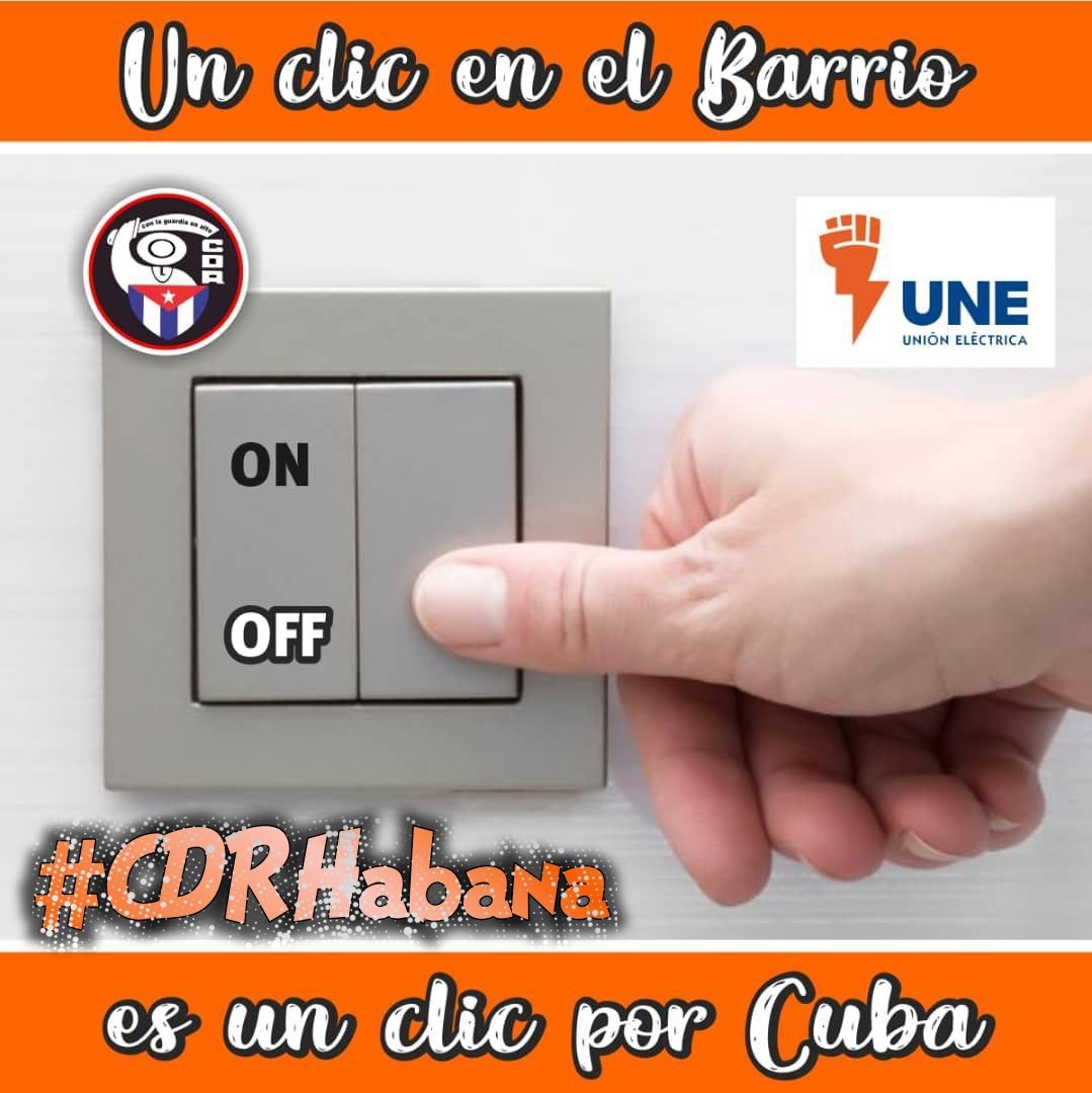 Un click en el Barrio por nuestras familias. Ahorra ahora #CDRCuba
