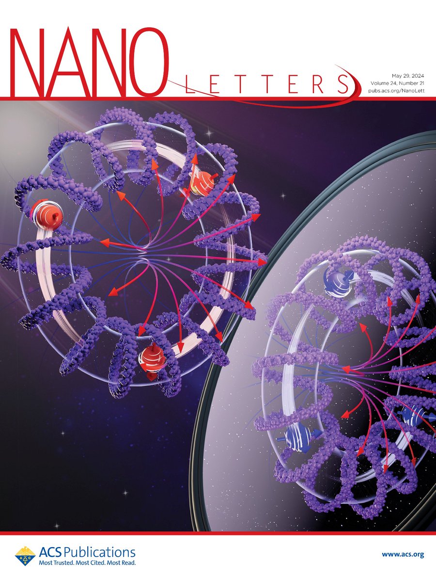 NanoLetters's tweet photo. The latest issue of Nano Letters is live! On the cover: "Persistent Chirality-Induced Spin-Selectivity Effect in Circular Helix Molecules"    

Learn more: https://t.co/jZRhGx5q6H https://t.co/gCSchSbm2J