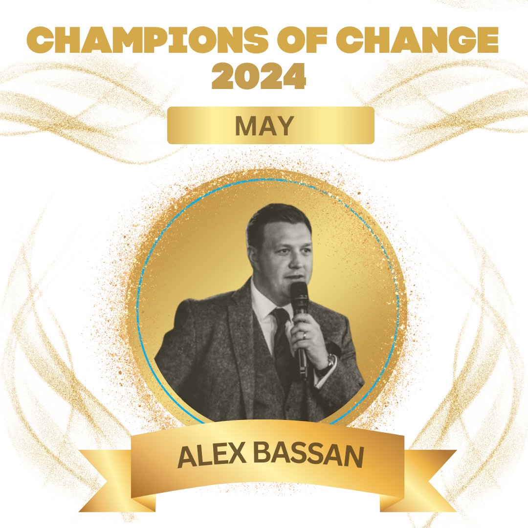 This month's Champions of Change is our own Alex Bassan. After 17 years at the charity, Bassie will be leaving us today to start the next chapter in his life. Full story: linkedin.com/company/1913215