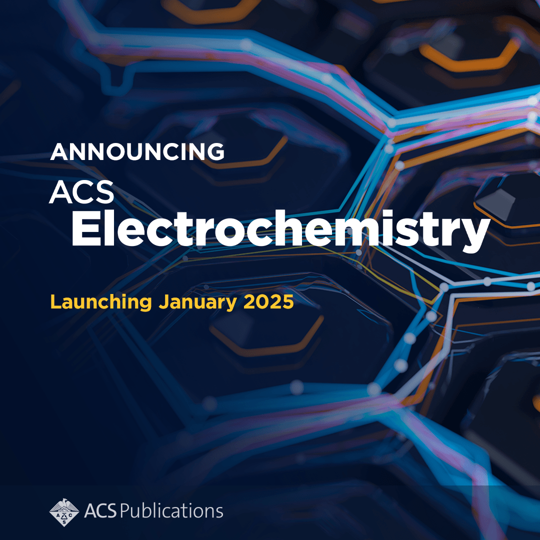 📣 Introducing ACS Electrochemistry!
 
Launching in 2025 and led by Prof. Patrick Unwin, the journal will provide a platform to demonstrate how #electrochemistry research addresses global challenges.
 
Open for submissions this June. 

Learn more here ➡️ go.acs.org/9zm